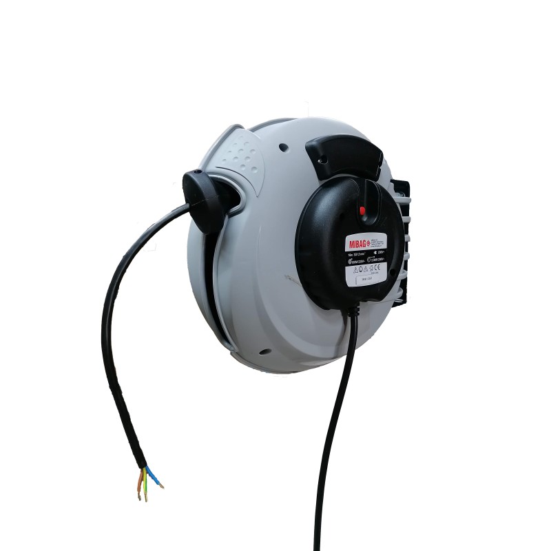Enrouleur de câble ROLL COMPACT 230/18 / 18 m / 3x1.5 mm GRIS