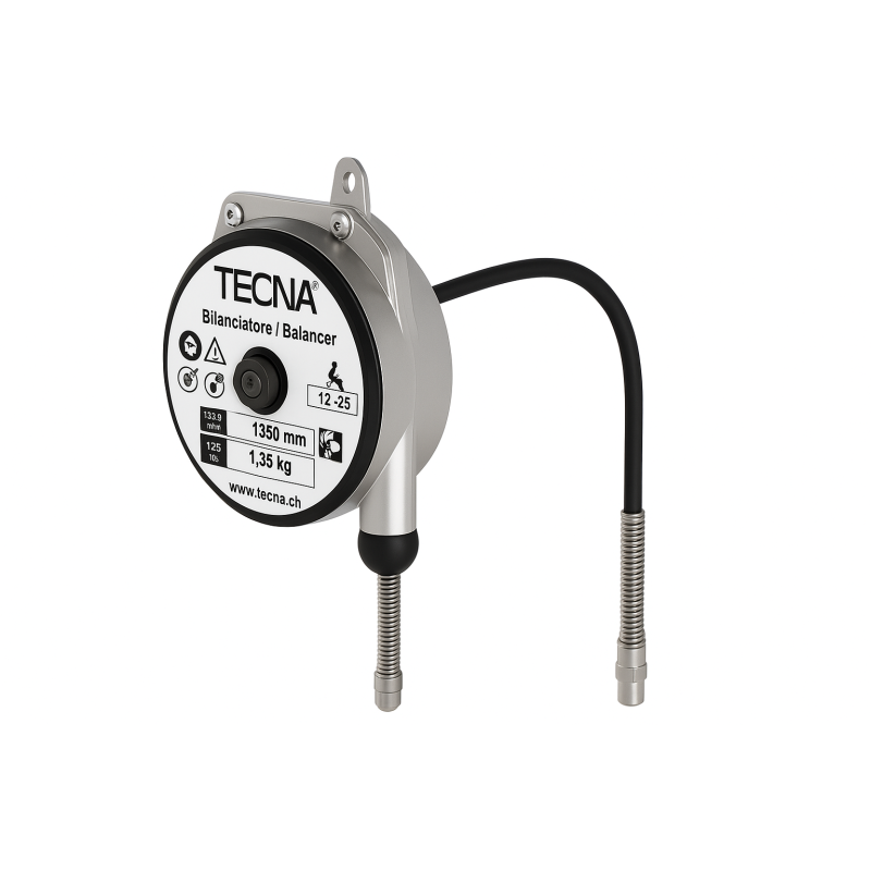 Équilibreur pour l'air Type 9203, 3.0 - 5.0 kg, 0.9 m, Tuyau en PUR Interieur-Ø 6 mm, 1/4''