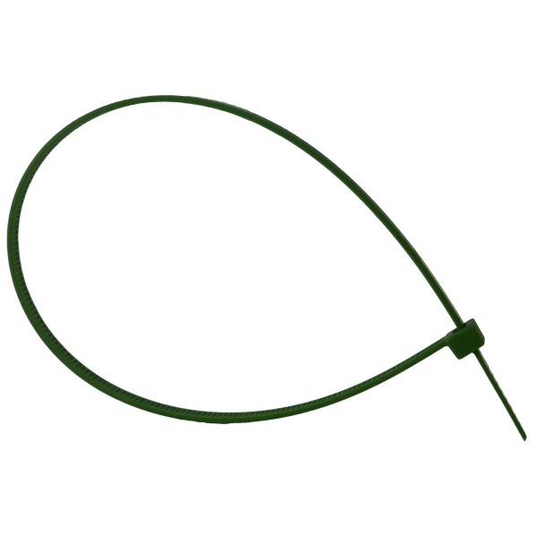 Attache-câbles en polyamide VERT 100 x 2.5 mm / poche à 100 pcs.